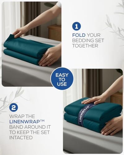 Image of Utopia Bedding Queen Sheet Set 4 Piece Soft Sheets - Teal