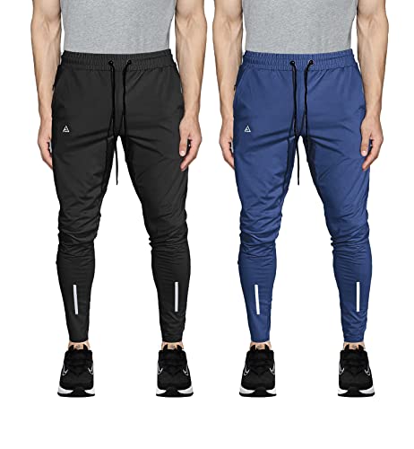 Image of AVOLT Men Slim Fit Lycra Blend Track Pants