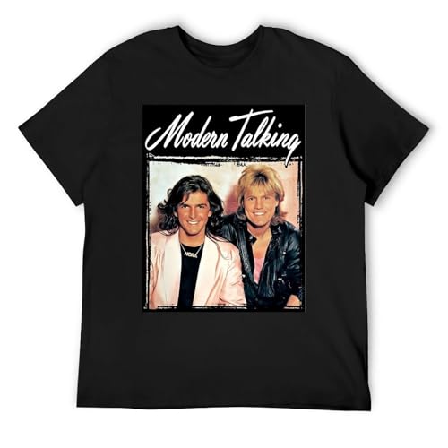 Photo de Modern Talking T-Shirt Graphic Printed Mens Black Mens Unisex Tee L