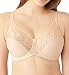 Wacoal Women's Feather Embroidery Underwire Bra, Naturally Nude, 36D