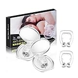 Clipple Silicone Magnetic Anti Snore Transparent Silicone Stop Snoring Device Silicone Nose Clip...