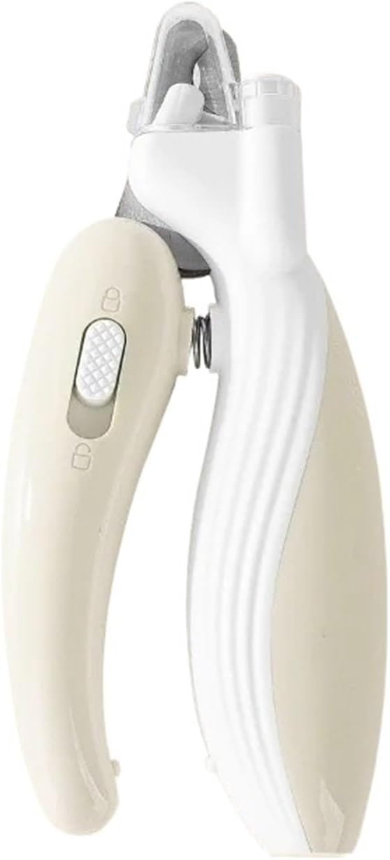 Pet Nail Clippers Pet Nail Clippers for Cats and Dogs - Labor-Saving Cat Trimmer and Dog Paw Grooming Scissors(White)