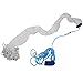 The Perfect Part Fishing Net - Nylon Cast Nets for Fishing with Zinc Sinkers, Heavy Duty Casting Net for Saltwater & Freshwater for Bait, 3ft Radius Strong Mesh Easy Throw Fish Net for Fishing