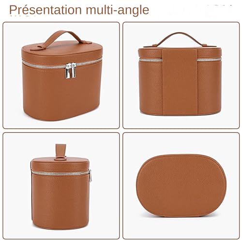 Trousse de maquillage étanche avec compartiment zippé bijoux