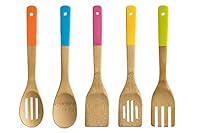 Premier Housewares 805401 Kitchen Utensil Set, Multi-Colour, Set of 5, 1.5 x 6 x 31 cm