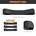 Dairrr Fuuu Firefighter Helmet band, Fire Helmet Rubber Strap, Heavy Duty Firefighting Hat Bands for Most Fire Helmets or Hard Hats, Holding Firefighting Tools Accessories, Black, 3 Pack