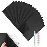OSDUE Papier de Carbone A4 Noir, 100 Feuilles Graphite Transfert Papier Papier Calque avec 5 Pièces Stylets de Gaufrage pour Tracer Dessins Couture Bois Toile Métal et Bricolage