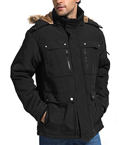 Yozai Women's Winter Coat, Waterproof Ski Snow Jacket Mountain Windbreaker Hooded Parka