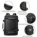 RichMoro Carry On Backpack Travel Backpack for Men & Women, Durable Convertible Duffle Bag Fit for 16 Inch Laptop for Fitness, Travel (Black)