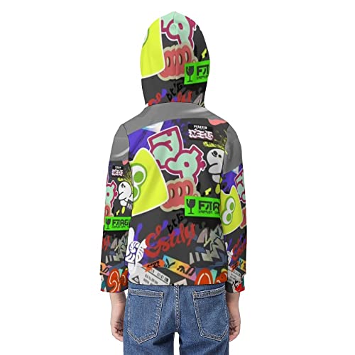 子供 パーカー スプラトゥーン スウェット プルオーバー か