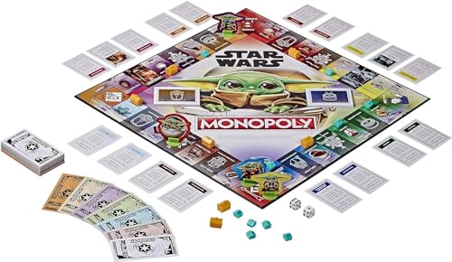 Monopoly: Star Wars The Child Edition Board Game for Families and Kids Ages 8 and Up, Featuring The Child, Who Fans Call Baby Yoda – Image 5