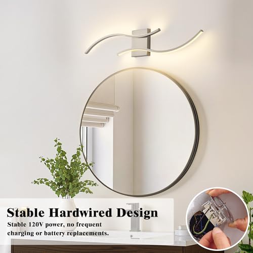 Image of KARTOOSH Hardwired LED Vanity Lights for Bathroom