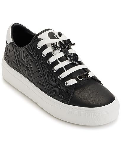 Karl Lagerfeld Paris Women's Cate Box Lace Up Sneaker