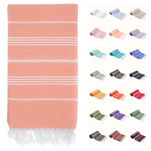 PARK & OZ Turkish Beach Towels – Oversized 100% Cotton Quick-Dry Absorbent Sand-Free Blanket 72