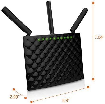 Tenda AC15 Router Dimensions