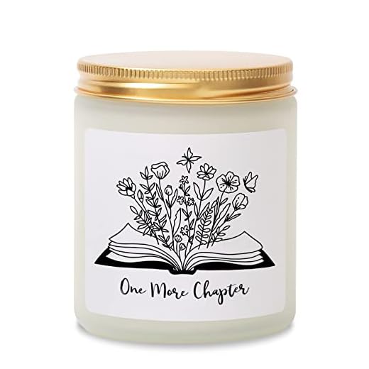 Book Lovers Gifts for Women / Men, Book Accessories for Reading Lovers, Librarian Gifts, Bookish Gifts, Funny Gifts for Teachers, Writers, Readers, Book Nerd, Bookworms - Lavender Scented Candles