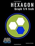  Hexagon Graph 1/4 Inch: Hexagonal Paper Composition Notebook Is Popular With Gamers Sketch Book With Pencils Of All Kinds As It Is Ideal For Drawing ... & Biochemistry Note Book (Series 23)