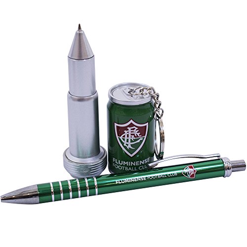 Jogo De Caneta Metal + Caneta Chaveiro Fluminense