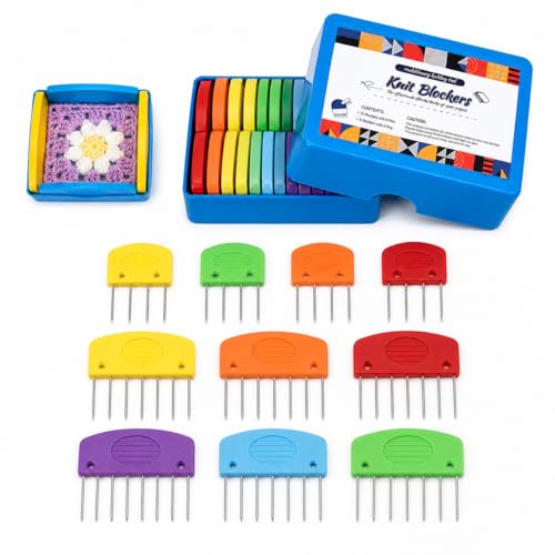 Blocking Pins and Mats 20PCS Knitting and Crochet Blocking Kit Adjustable Blockings Board for Knitting Crochet and Yarn Projects Easy to Use Needle Board Set for Shaping Garments and Scarves