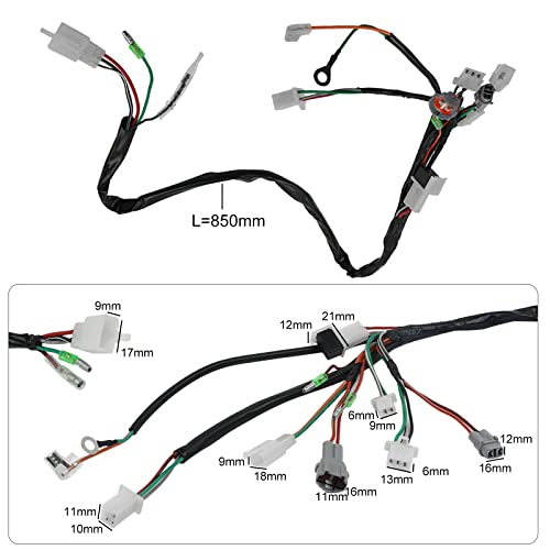 Wai Danie Ignition Coil Spark Plug Wire Harness Cdi Unit Kit Compatible With Yamaha Pw50 Pw Py 50 Py50 Peewee Motorcycle Dirt Pit Kid Bike #TOP4
