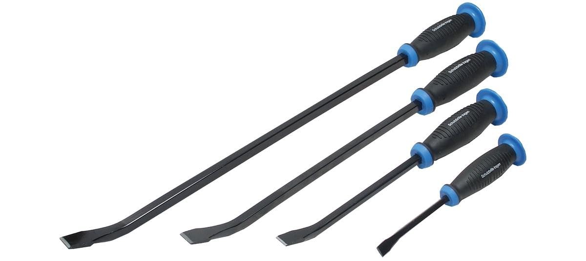 SW-StahlStemmhebelsatz 4 Teilig, 200, 300, 450, 600 mm with Plastic Handle, 10105L