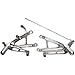 Cobra Passenger Floorboards for 1999-2012 Yamaha Road Star 1600/1700 - Chrome