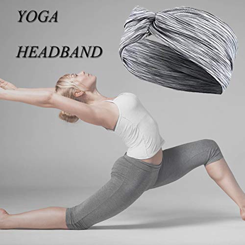 Qimoshi 6 Packs Headbands For Women Girls Workout Hair Fashion Bands Great For Sports, Yoga, Pilates, Running, Gym, Workouts, Baseball, Casual Wear #TOP6