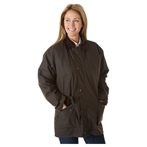 Sherwood Forest Classic Padded Wet Wax Jacket - Brown, X-Large Cover