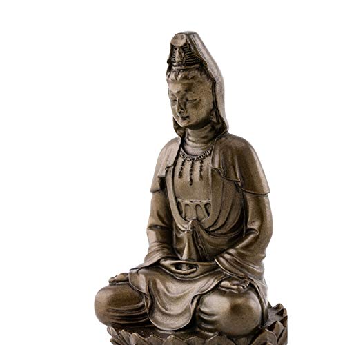 Estatua decorativa pequeña Guan Yin Top Collection 3 in miniatura 5