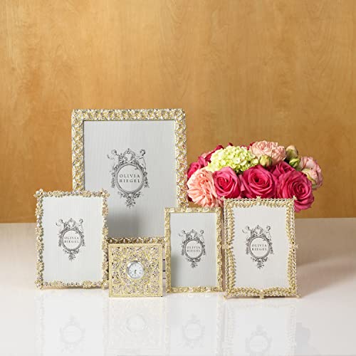 Olivia Riegel Gold Remy Cast Pewter Photo Frame With Crystals (4"X6") #TOP1