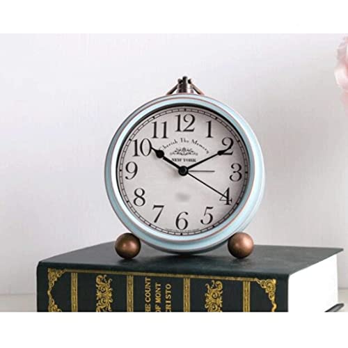 Reloj despertador digital vintage para decorar mesitas de noche sin tictac 3