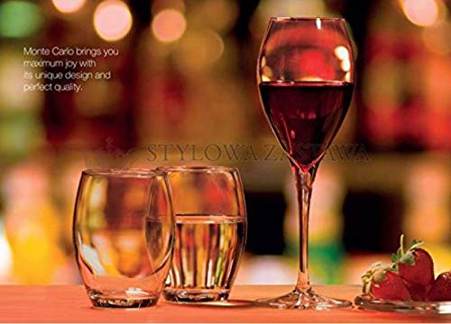 Image of Pasabahce Monte Carlo Red Wine Glass -Set of 6 (325 ml,Europe Made) | Premium Imported Wine Glass