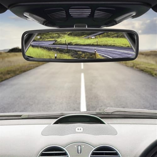 Espejo retrovisor interior de 9 pulgadas ajustable compatible con coches Peugeot 6