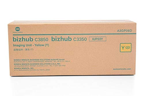 Tambour jaune Konica Minolta IUP22Y A3GP06D idéal pour grands volumes d'impression bureau