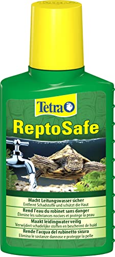 Tetra ReptoSafe Wasseraufbereiter - bereitet Leitungswasser sicher für Wasserschildkröten auf, ideal bei Neueinrichtung eines Aqua-Terrariums und bei Wasserwechsel, 100 ml Flasche