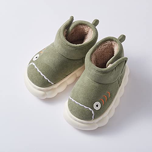 Kids Rain Boots Children Snow Boots for Boys and Girls Cute Cartoon Shark Plush Neoprene Kids Winter Boots4