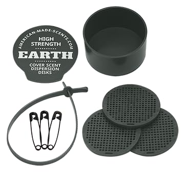 American Made Products LLC Earth High Strength Concentrated Hunting Cover Scent Dispersion Disk (Canisters)