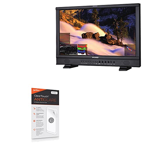 BoxWave Screen Protector Compatible with JVC DT-N24F - ClearTouch Anti-Glare (2-Pack), Anti-Fingerprint Matte Film Skin