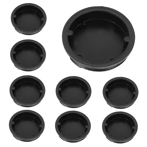 SOLUSTRE 10pcs Plastic Bucket Lid Oil Drum Caps Drum Sealing Caps Oil Drum Plug Water Drum Barrel Lids Oil Drum Seal Caps Bung Cap Plug Drum Plugs Barrel Caps Oil Barrel Plug Black