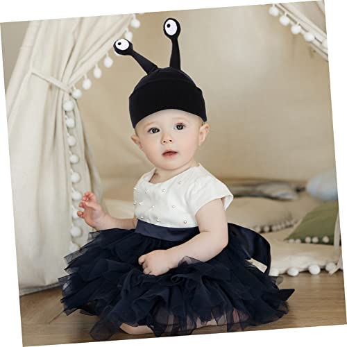 Kids Knitted Beanie Hat Funny Cartoon Warm Cap for Boys and Girls Winter Knit Beanie Cute Toddler Hat Black4