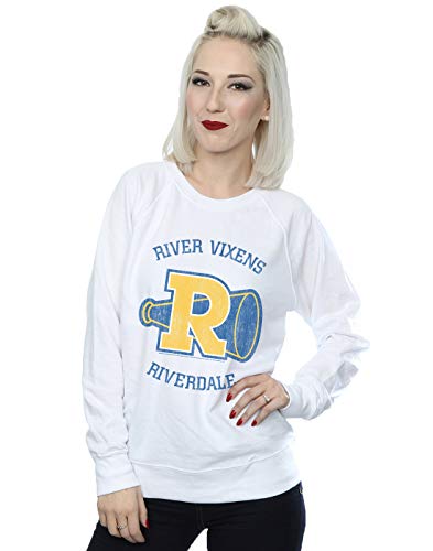 Absolute Cult Riverdale Women's River Vixens Sweatshirt White Small