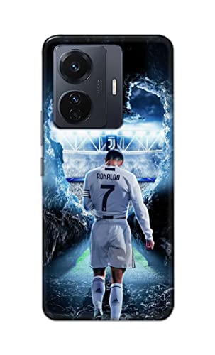 Image of Printed Hard Back Cover Case for Vivo iQOO Z6 Pro 5G | Vivo T1 Pro 5G | Vivo S15e Back Cover (Footbal Legend) -702
