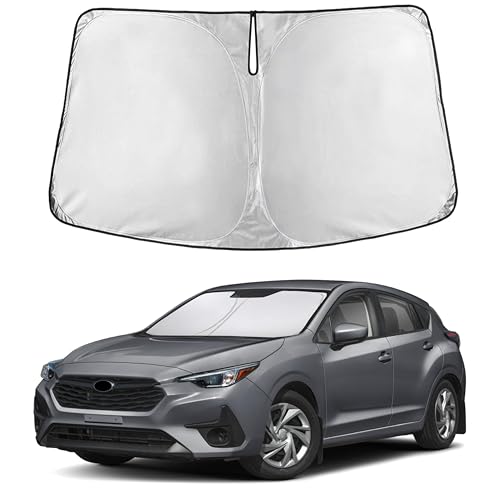 Image of EcoNour Windshield Sun Shade for Subaru Impreza 2015-2025 | Front Window Sunshade | Foldable Car Sun Protector | Blocks UV Rays & Keeps Interior Cooler