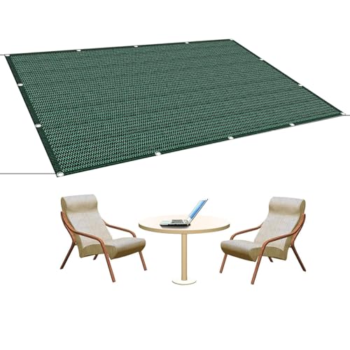 Toldo rectangular contra el calor lona transpirable azul con ojales para solucionar sol en balcón 2