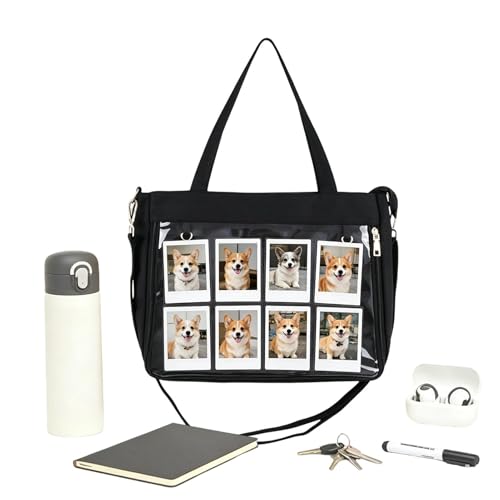 Sac fourre-tout photo avec fenêtre transparente pour les loisirs et voyages