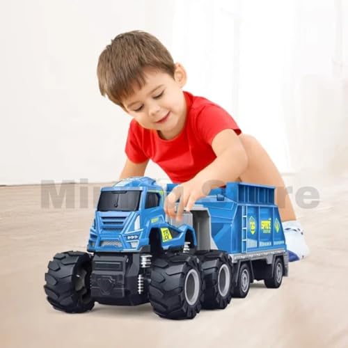 Image of Space Transport Trailer Truck 1:43 Metal Toys Alloy Diecast Truck Set Toy, Diecast Miniature Car Model Best Birthday Gift for Kids[Multicolor = Sent Any 1 Truck]