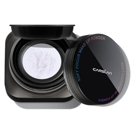 CARSLAN 1.0 Soft Focus Loose Setting Powder, Waterproof, Matte, Oil