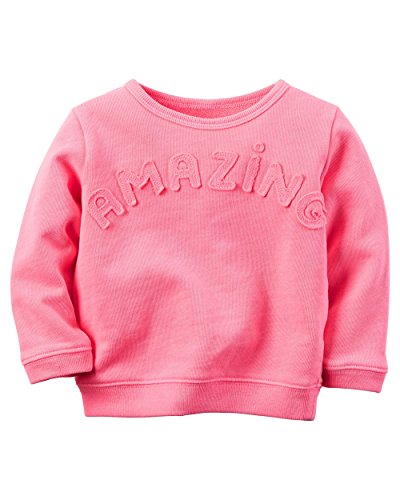 Pullover pour bébé fille de 6 mois Carter's rose pour éviter les irritations