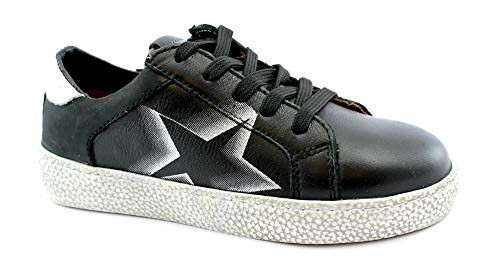 GRUNLAND TADO SC5118 30/34 nero scarpe bambina sneakers lacci zip 32