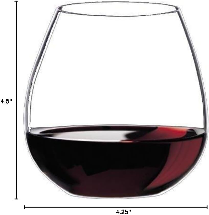 Riedel O Stemless Pinot/Nebbiolo Wine Glass, Set of 6